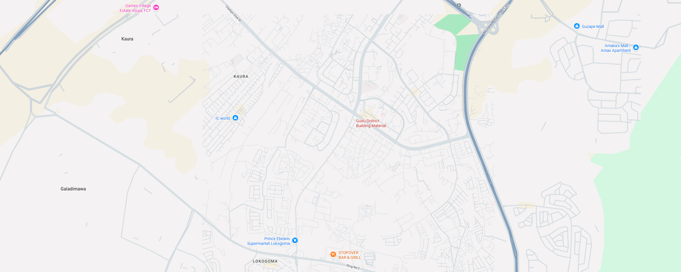 E-Anyidon Showroom Location Map